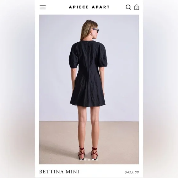 Bettina Mini Dress Size: 6 - Picture 6 of 7